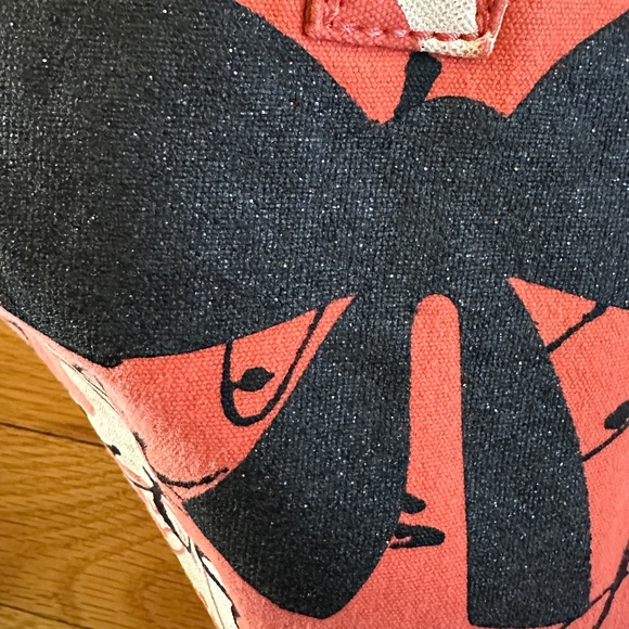 Juicy Couture Y2K Tote Bag Orange Pink Canvas Bag - Picture 11 of 16